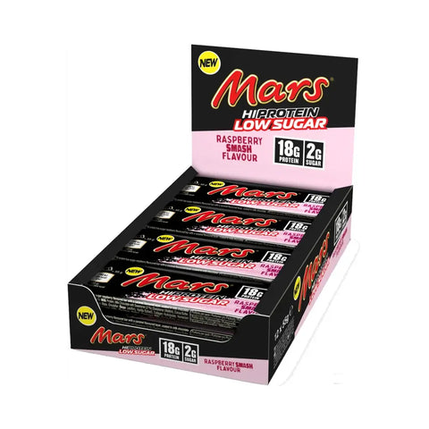 Mars Low Sugar High Protein Bar - Raspberry Smash (12x55g)