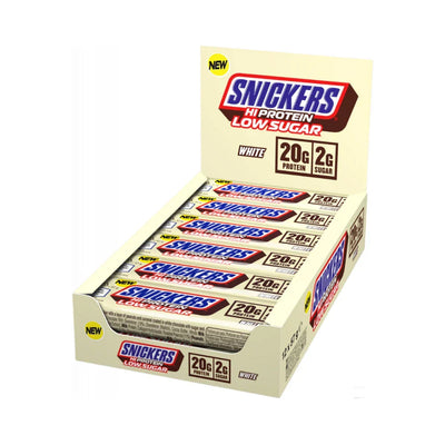 Supplément Snickers White Low Sugar High Protein Bar (12x57g)